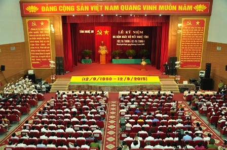 Mít tinh kỷ niệm 85 năm ngày Xô Viết Nghệ Tĩnh - ảnh 1